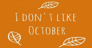 Hey October, just leave . . .